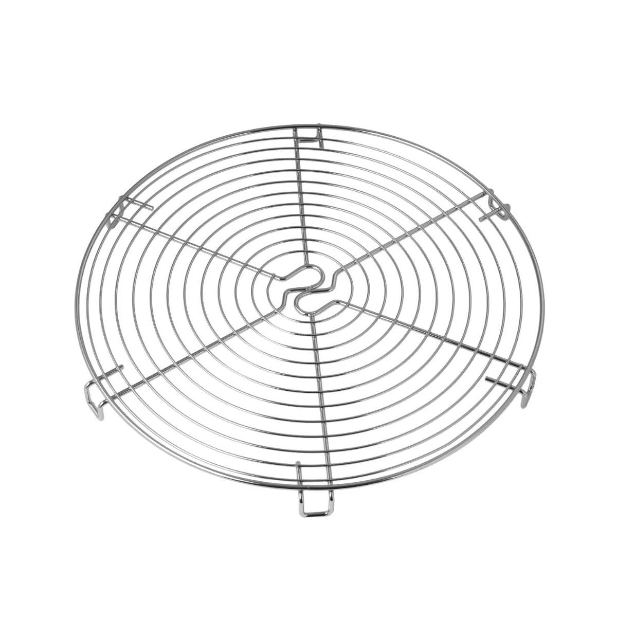 Dr. Oetker Profi Torten-/Kuchenrost 32 cm – Stabiles Metallgitter zum effektiven Auskühlen, Verchromt, Handreinigung, Silber