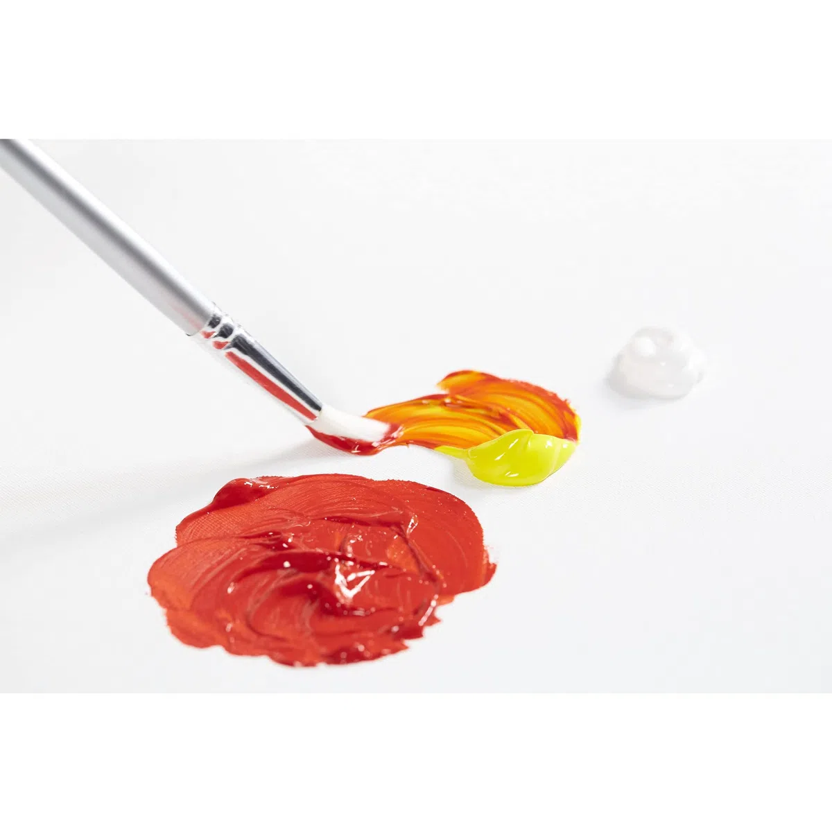 Liquitex 692003 Basics Pinsel, Synthetikpinsel für Acrylfarben, langlebig, robust und formstabil - 4 Pinsel im Set