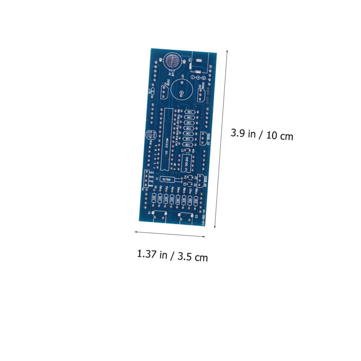Amosfun Chip Mikrocomputer Uhr Selbstgemacht Bausatz mit Digitaler LED Anzeige Kunststoffgehäuse Einfache Bedienung für Heimwerker und Elektronikprojekte