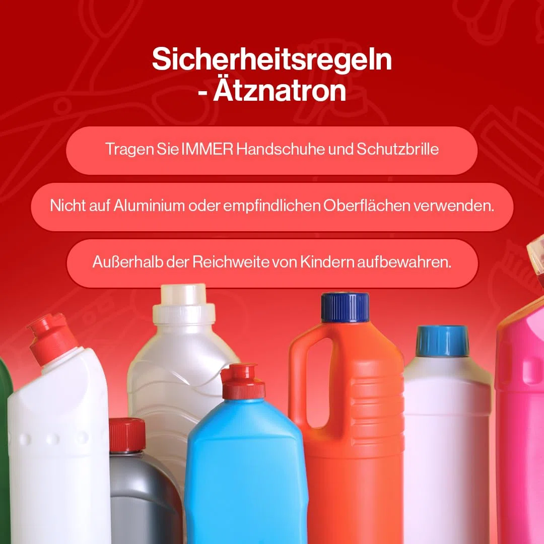 Ätznatron 1kg >99% Reinheit NaOH I Sodium Hydroxide I Natriumhydroxid für Seifenherstellung Reinigung und Entfettung I Caustic Soda I Hochreines I Natronlauge
