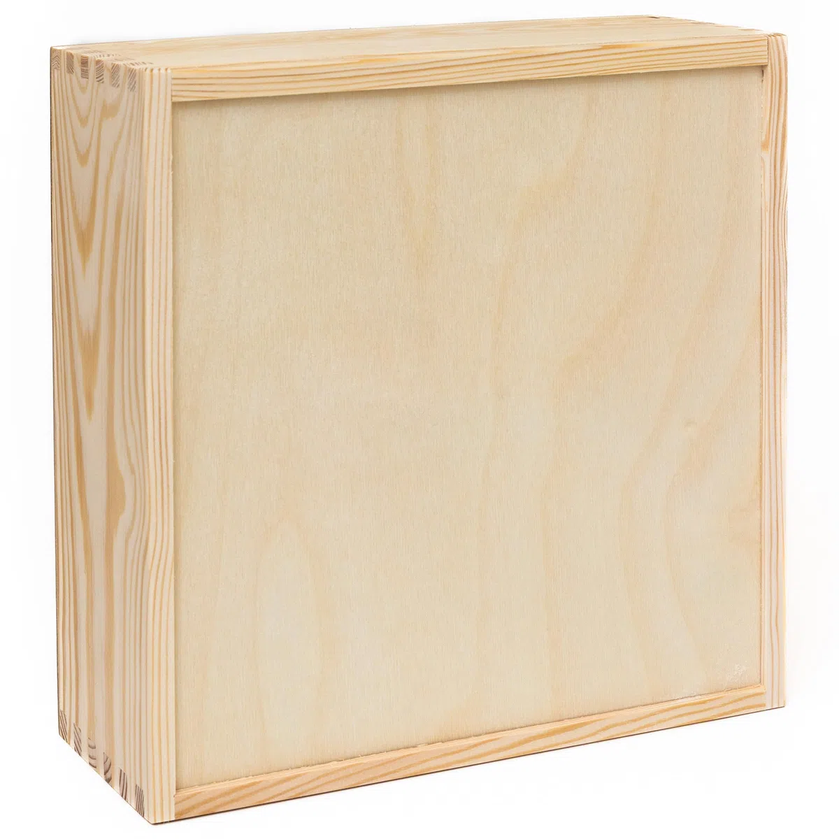 Holzkiste Schiebedeckel Holzbox Aufbewahrung Auswahl (26 x 26 x 10 cm)