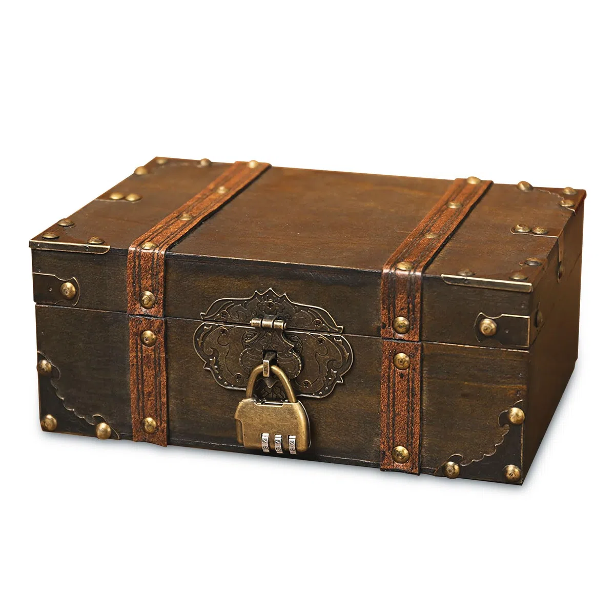 Schatztruhe Box, Aufbewahrung Vintage Schatzkiste Holz mit Schloss, Holz Schatztruhe Kinder für Aufbewahrung Kindergeburtstag Dekoration Geschenke