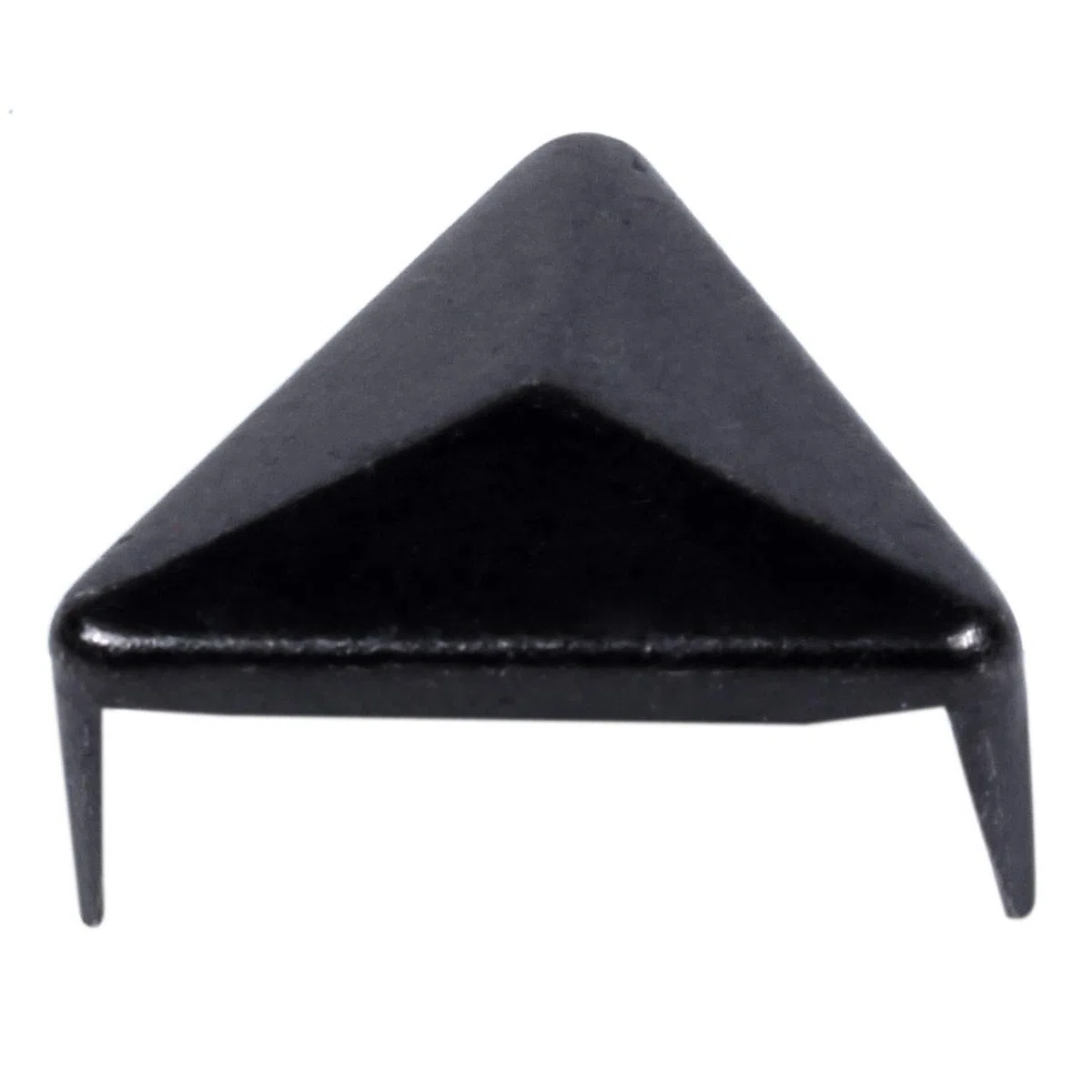 100 Stucke 10mm Metall Bugel-Nieten Ziernieten Dreieck schwarz