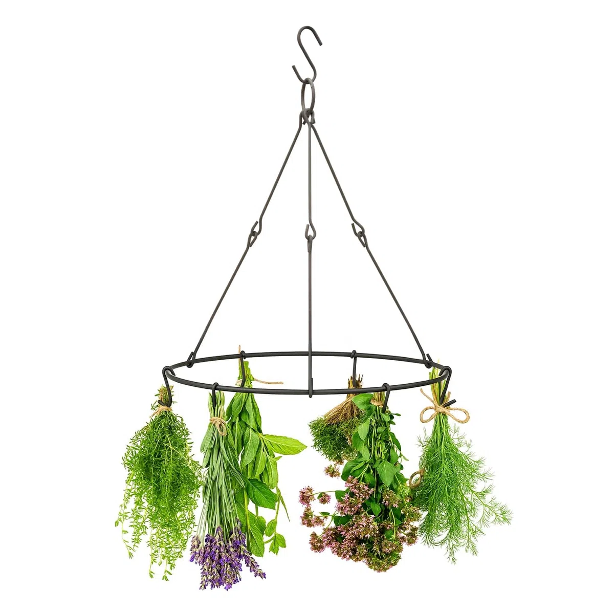 CKB LTD Kräuter- und Blumentrockner - Küche & Garten Hängender Trockenständer - Platzsparendes Zubehör zum Lüften im Innen- oder Außenbereich für Pflanzen, Gras, Vanille, Gewürze, Blumen, aromatische