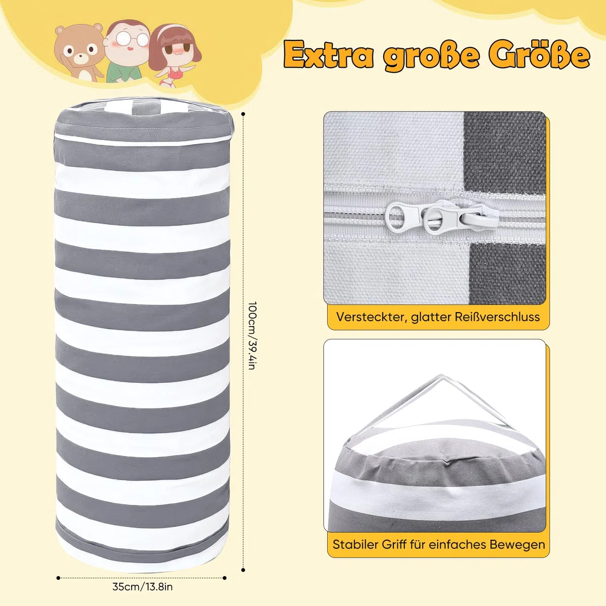 Sitzsack Kuscheltier Stofftieren Aufbewahren für Kinder,200l Sitzsack Bezug mit PlüSchtier FüLlung als StüHle Sofa-Sitz Bodenkissen,fur Kinderzimmer Schlafzimmer