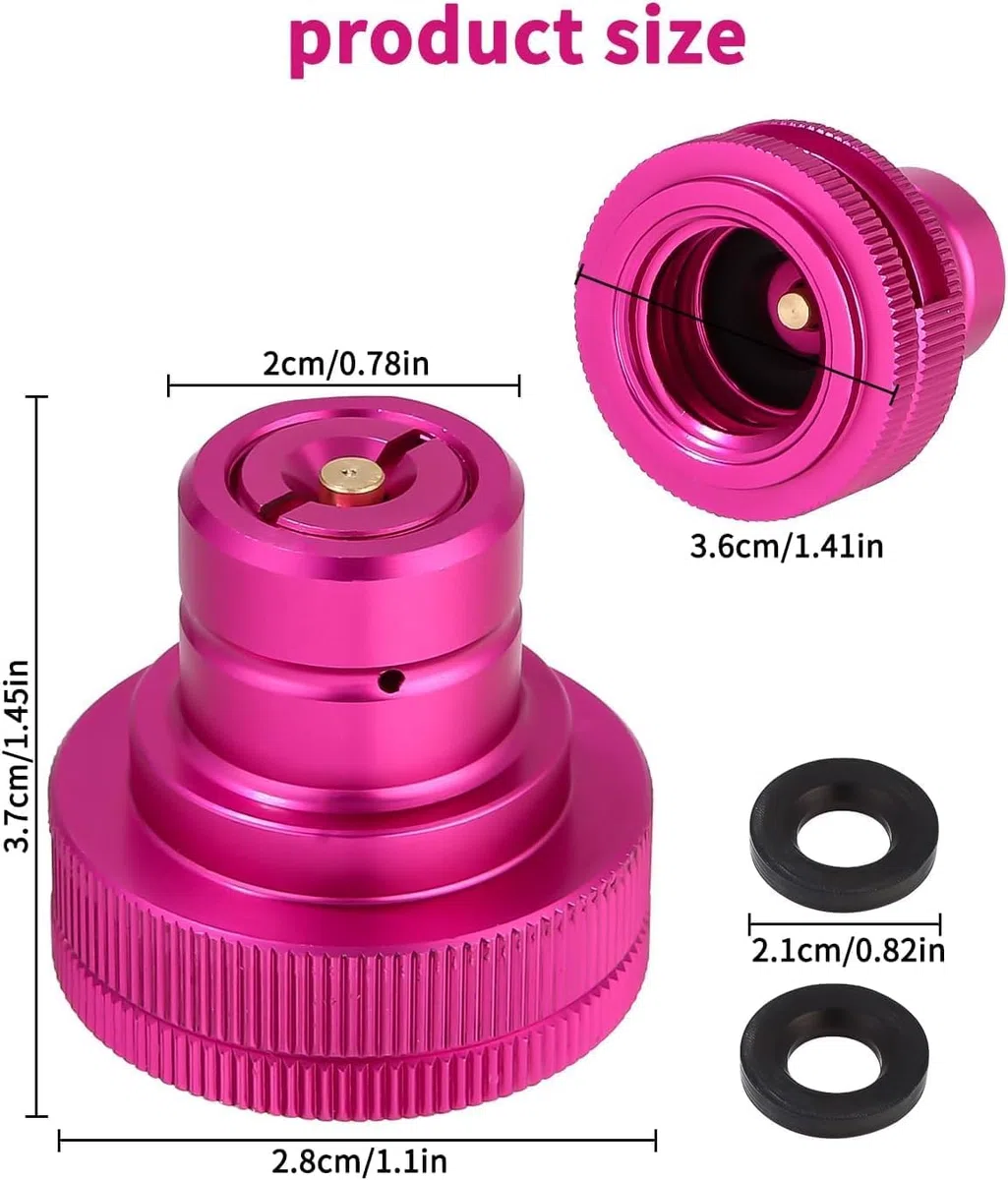 CO2 Quick Adapter, Aufgerüstet Soda Zylinder Quick Connect für CO2 Soda Kompatibel mit Duo/Terra/Art/E-Duo/Crystal 3.0/Gaia Sprudelwasserbereiter, Schnelladapter fur Soda Trapezgewinde TR21-4(F-QC3.0)
