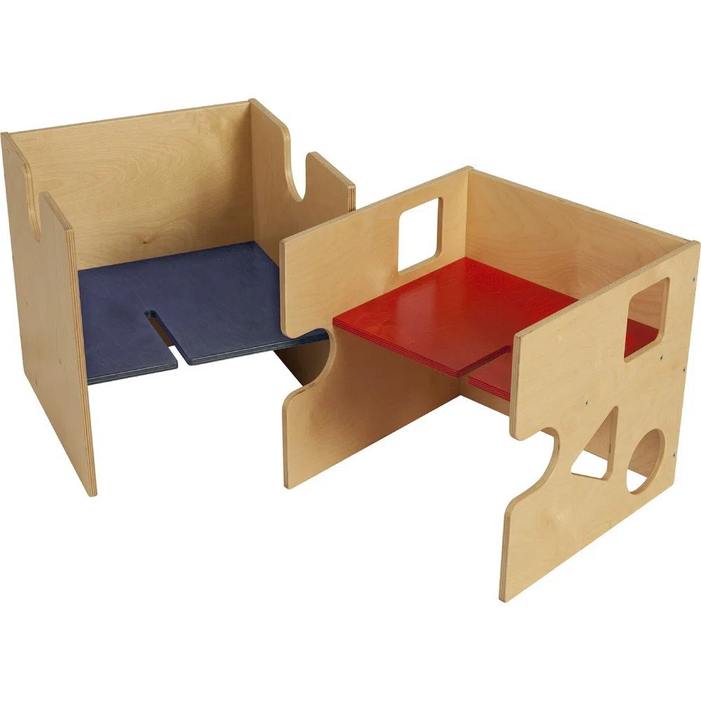 babycube, natur lackiert, 2 Stück (1er Pack), Natürlich