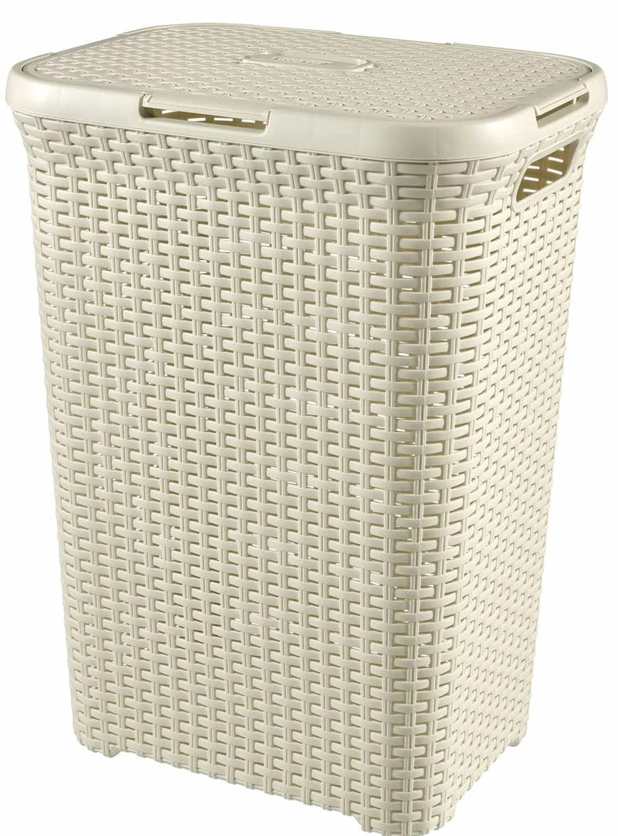 Curver 70788501 Wäschebox, 60 L, Creme