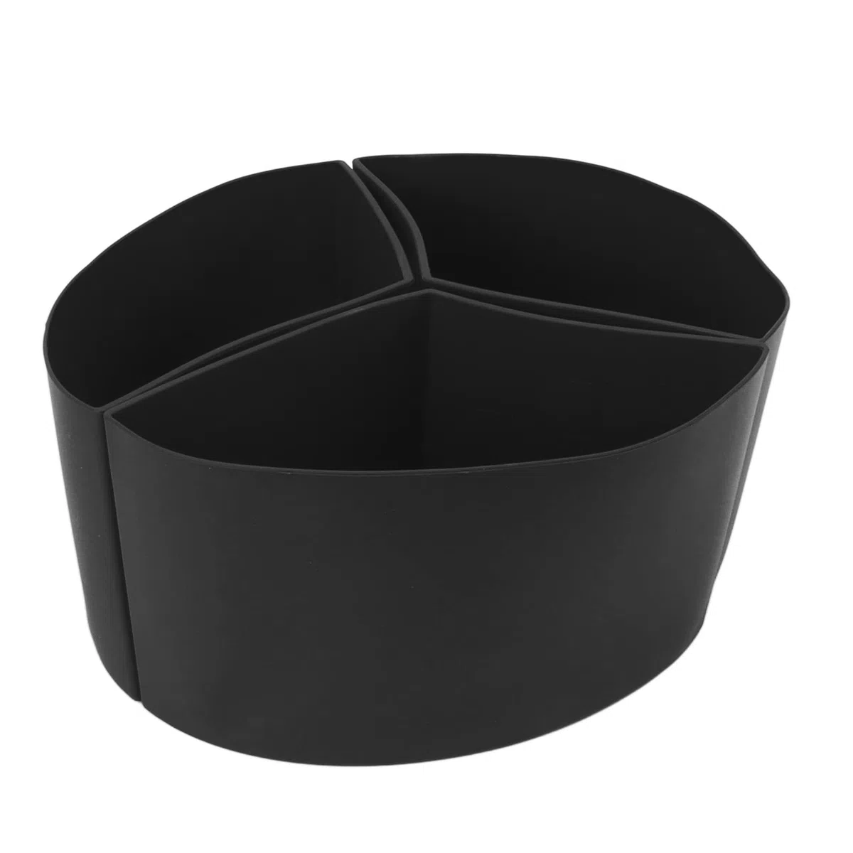 3-in-1 Silikon-Slow-Cooker-Einsatz, Kleine Slow-Cooker-Einsätze, Slow-Cooker-Silikon-Einsatz, Silikon-Slow-Cooker-Trenneinsätze(Schwarz)