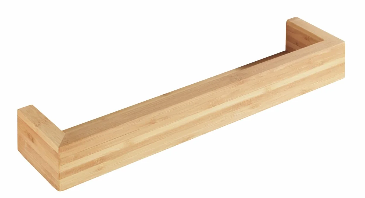 WENKO Wandregal Bambusa aus Bambus, 40 cm