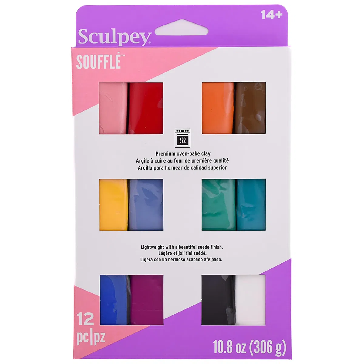 Polyform Ton Sculpey Souffle Multipack .9 oz 12 kg