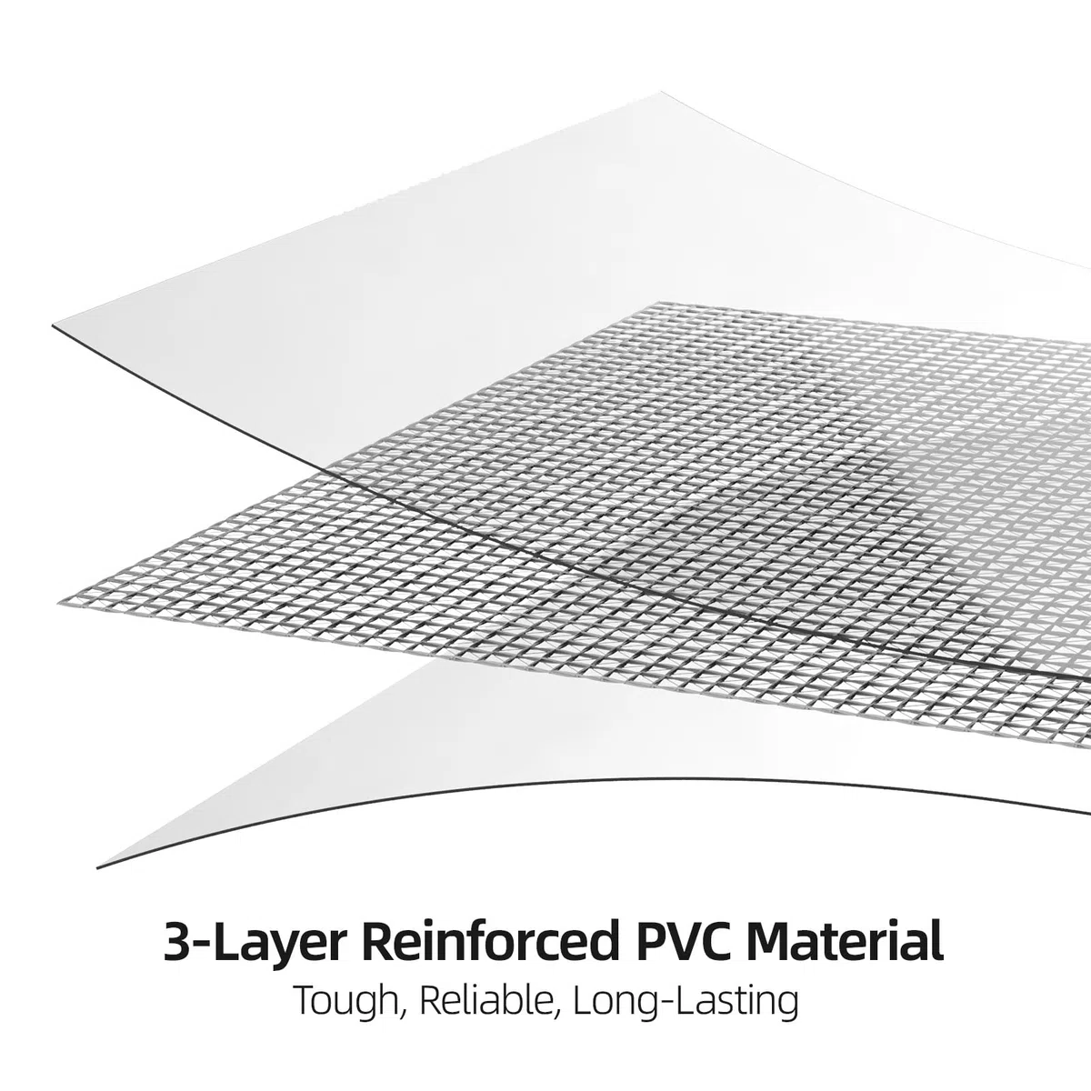 Vieshful 6 Stück Klare Aufbewahrungstaschen mit Etikett 22L – PVC Netz Aufbewahrungsbeutel mit Reißverschluss für Kleidung Aufbewahrung, Decken, Bettwäsche, Spielzeug, Unterbett Aufbewahrung,Schwarz