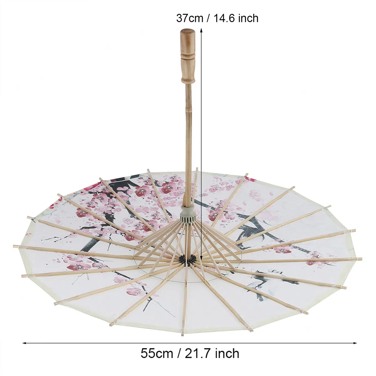 Yctze Sonnenschirm, Kleine Handgefertigte Regenschirme aus ?ltem Papier Chinesische Kunst Klassischer Tanzregenschirm Pflaumenbl¨¹te Japanische Regenschirme f¨¹r Frauen
