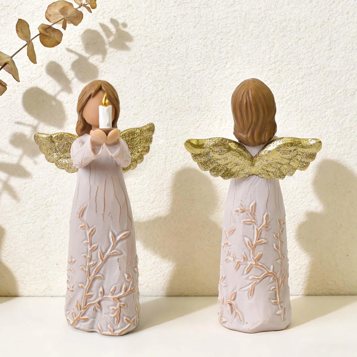 Cuayaes Mutmacher Geschenk, Hoffnung Schutzengel Geschenk Heilung Engel Figur Ausdruck Ermutigung, Unterstützung, Trost, Aufmunterung Geschenke für Krebspatienten drückt Mut