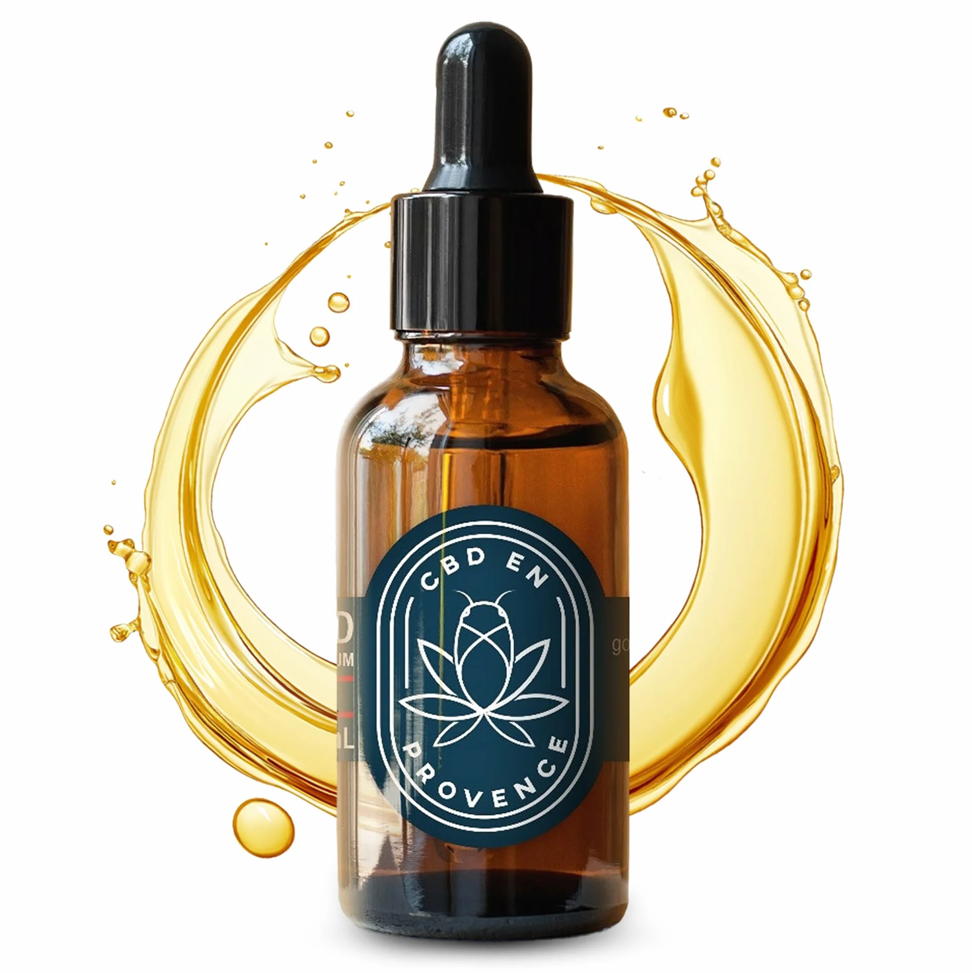 Premium-Öl 20 % kaltgepresst | natürliche Formel | Hergestellt in Frankreich | angebaut in der Provence | 10 ml (20 %) (Natur)