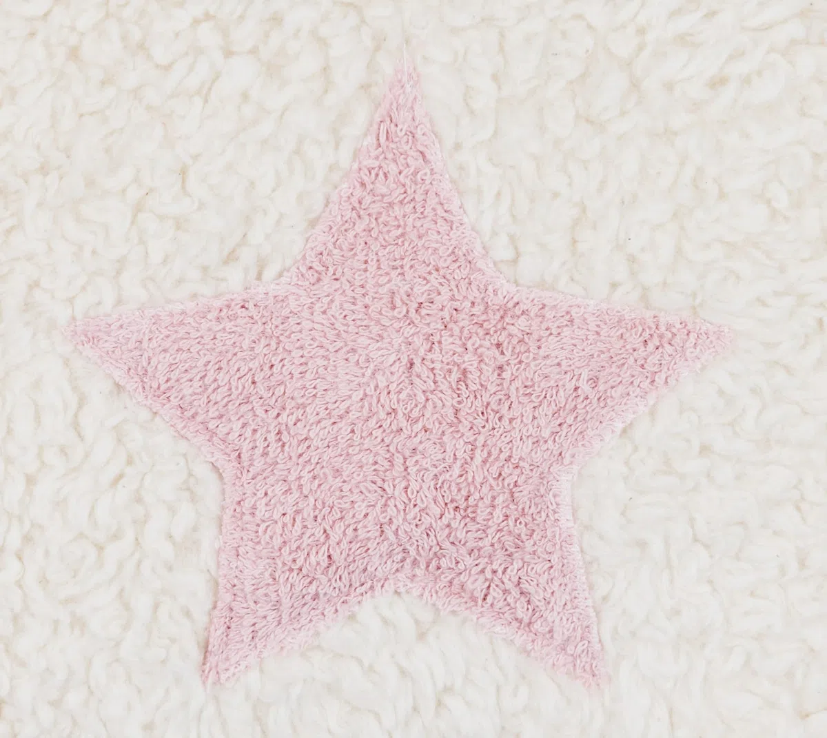 EFIE Bio Kuschelkissen Stern rosa – Zierkissen aus Bio-Baumwolle (kbA), für Baby & Kinderzimmer, 100 % Made in Germany