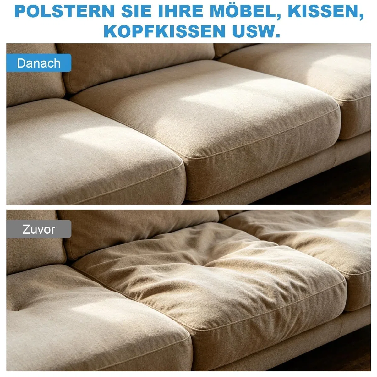 150cm x 2m Non-Woven Upholstery Wadding, 200g/m² 100% Polyester Batting Roll, Hypoallergenic & Flame Retardant Filling for Cushions, Bedding, Quilting and DIY Crafts