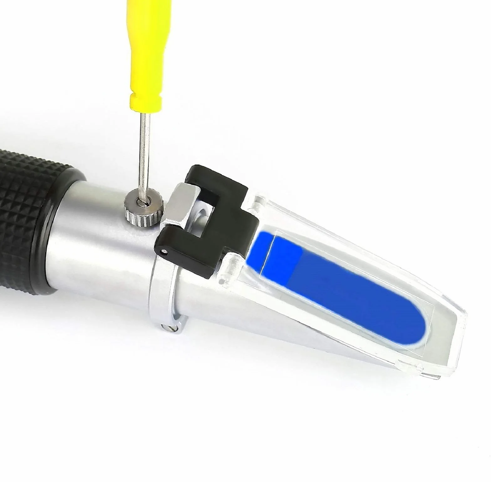 HHTEC Alkohol Refraktometer 0–80% Vol – Alkoholmeter Messgerät für Spirituosen (Whisky, Wodka, Brandy) – Alkoholgehalt bestimmen – Destillation – Nur für Alkohol-Wasser Gemische – Mit ATC