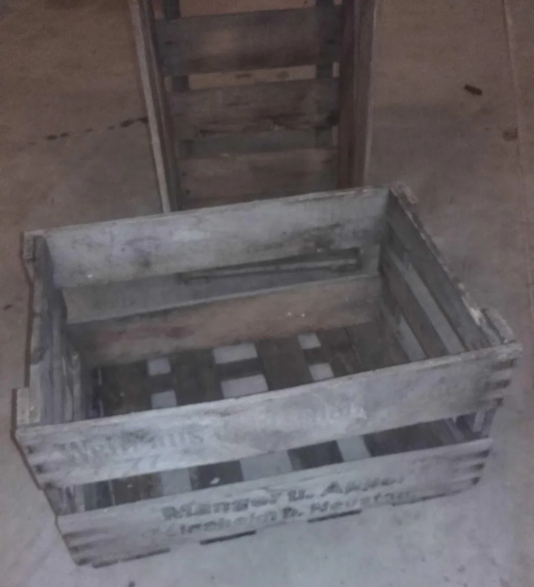 Holz Vintage - Authentische Deko Holzkiste 46 x 30,5 x 24 cm