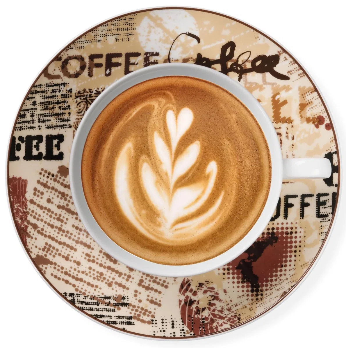 Ritzenhoff & Breker Cappuccino-Set Crema | 4-teilig | 220 ml | Porzellan