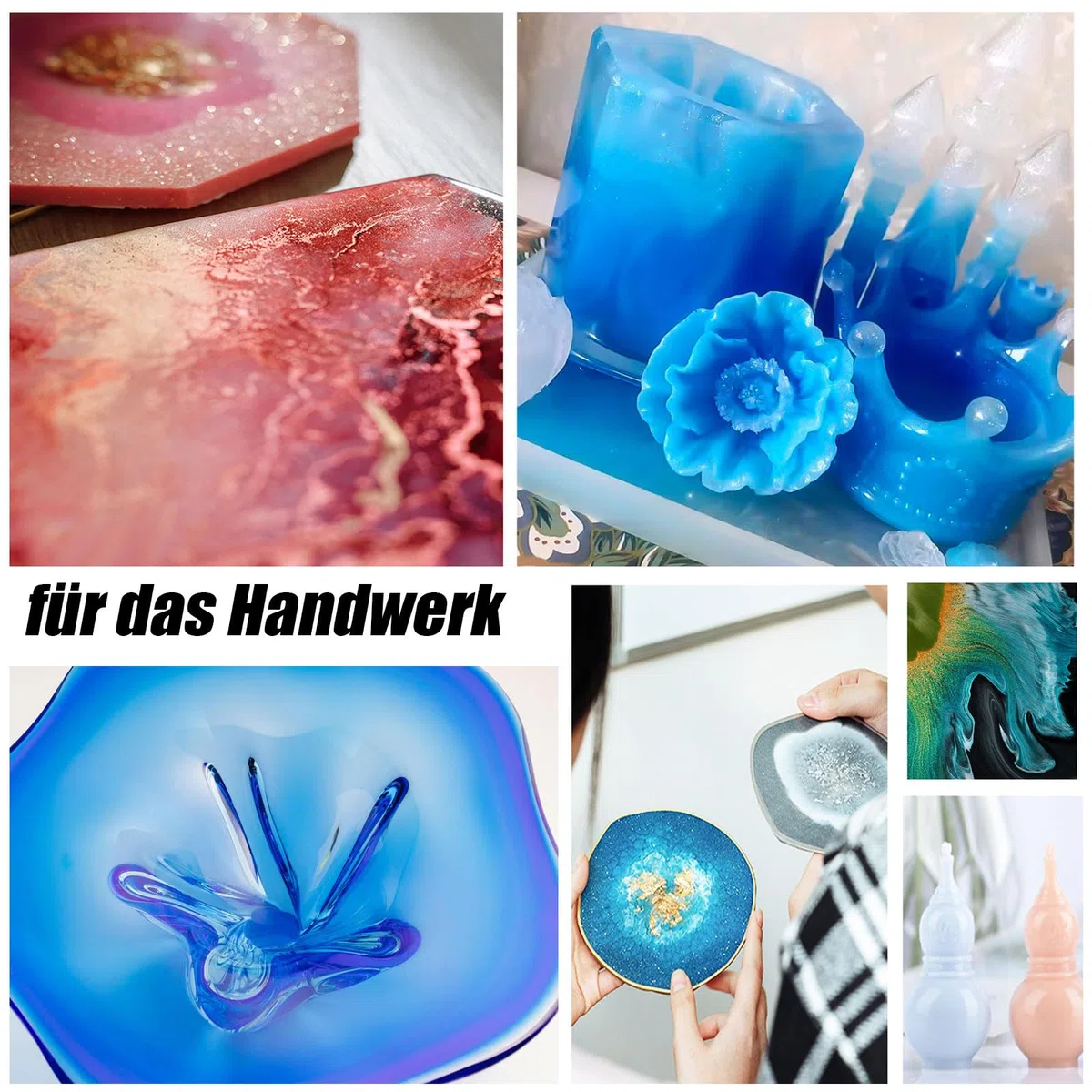 Epoxidharz Farbe Mica Pulver Set, 24 Farben x 5 g Hochkonzentrierte Farbpigmente für Gießpulver, Epoxidharz, Pigmentpulver Gießpulver, Perlglanz Pigmente für Schmuck, Seifen, Kerzen, Badebomben