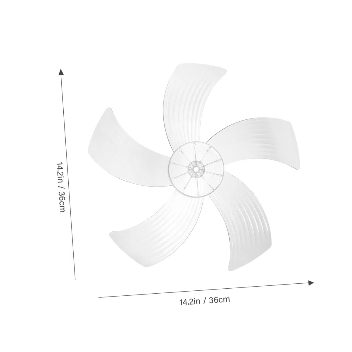 Ersatz-standventilatorflügel 14-zoll-kunststoff-ventilatorflügel Für Den Außen- Und Innenbereich