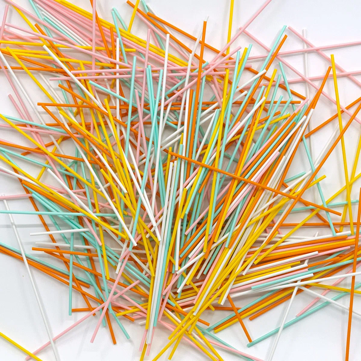 3Doodler Start Eco Plastic - Fire and Ice Mixed Bag 250 Plastique compostable Orange, Turquoise, Blanc, Jaune 1 g