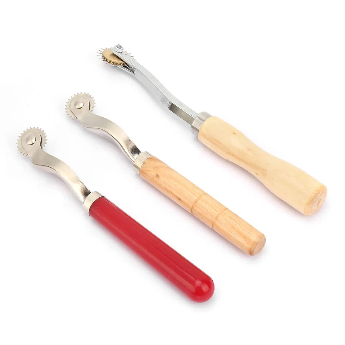 3 Stück Kopierrad Nähwerkzeug, Nadelspitze Kopierrad für Schnittmuster, DIY Leder Papier Stoff Handwerk Nährad Roulette Werkzeug Professionelles Stichmarker Schneidwerkzeug