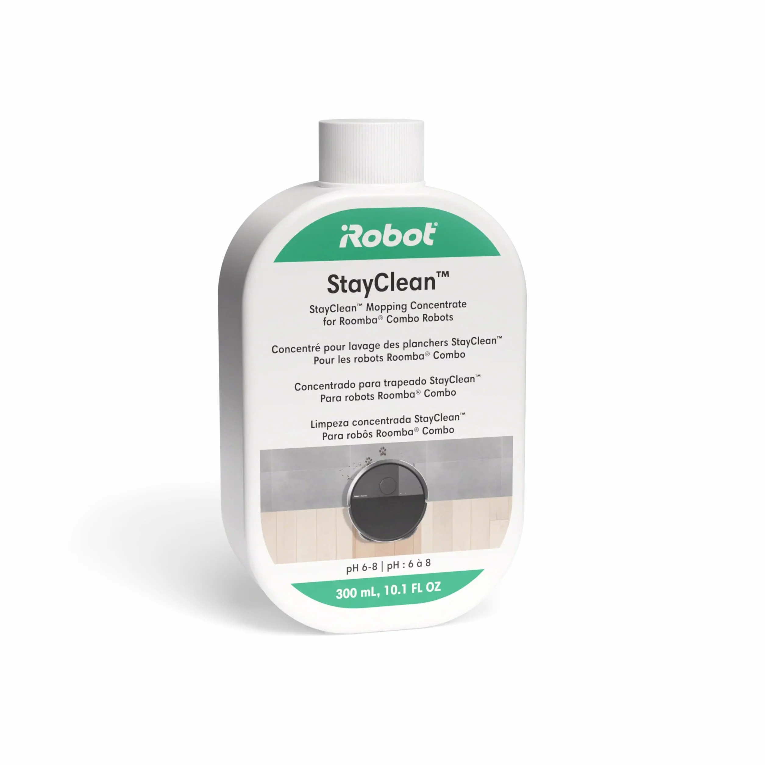 iRobot Original Ersatzteile, Roomba 405 und 505 Hartböden-Reinigungslösung 300 ml