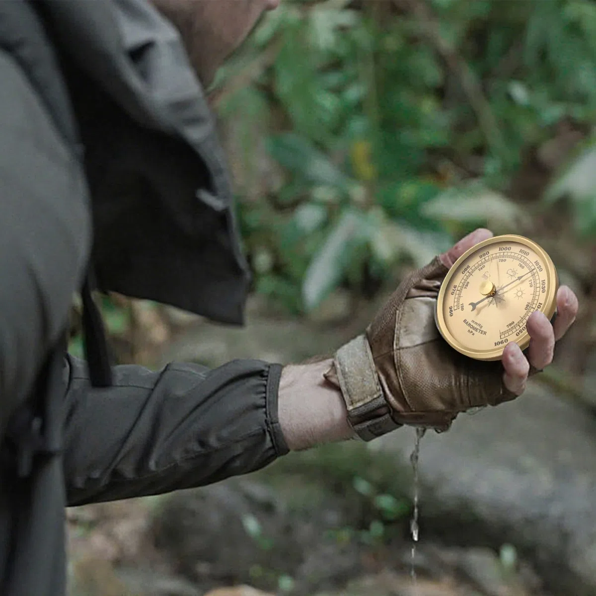 Outdoor Barometer,Wetteranzeige für Draußen | Tragbarer Barometer für Angeln Surfen Wandern Camping Bootfahren Jagdaktivitäten Unisex - Angelausrüstung Seen