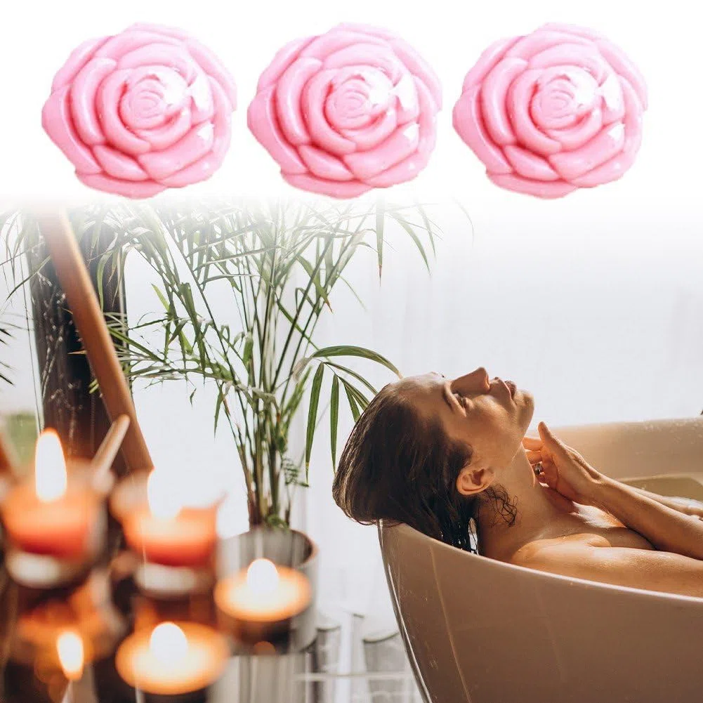 5 Stück Rosen-seifengeschenke, Mini-seifen, Handgefertigte Duftseife, Brautparty-Geschenke, Hochzeitsgeschenke Für Gäste, Babyparty-Dekorationen, Brautparty-Geschenke