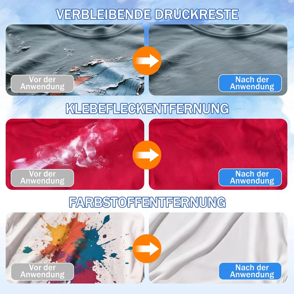 Flexentferner, Flockentferner Entferner Cleaner – Lösungsmittel zum Entfernen von Flex & Flock, Mit Schaber aus Kuhknochenimitat & Pinzette, Schonend für Textilien, 100ml