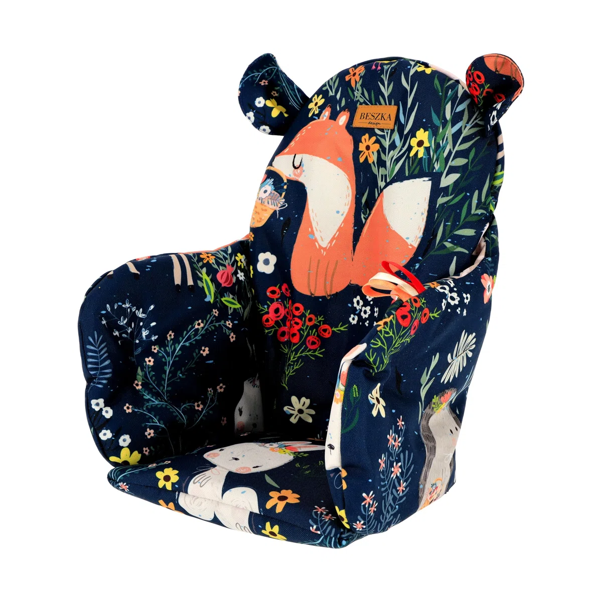 Hochstuhlbezug Ersatzbezug, Baby Sitzkissen Sitzauflage, kompatibel mit Ikea Hochstuhl Antilop, Wasserfest Öko-Tex Polsterung, Kinderhochstuhl Zubehör Design Wald