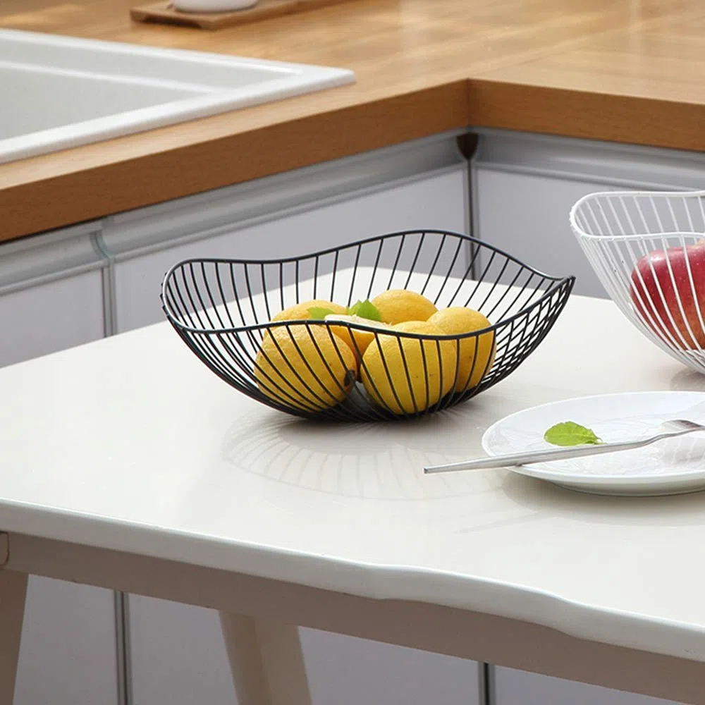 Obstschale Gold, Obstkorb Gold Metall Openwork Fruit Basket für Obst Snack Gemüse Handtücher Fruit Basket 25x10cm