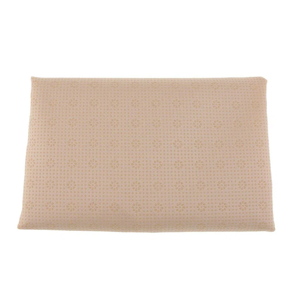 P Prettyia Gumminoppenstoff Rutschfester Stoff, 1x1,5m Anti-Rutsch Gewebe Anti-Slip Rutschfester Stoffe - Beige