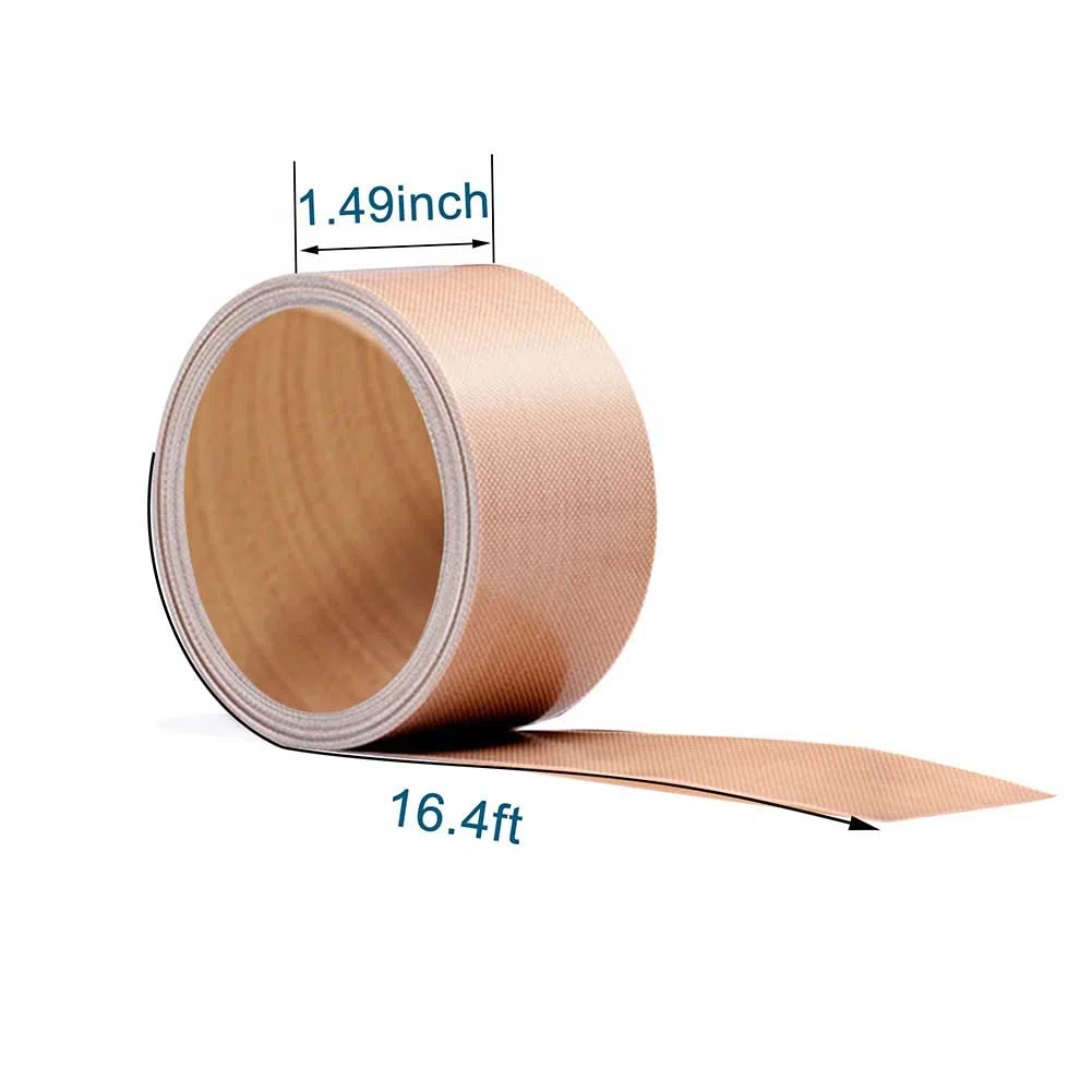 Heißsiegelgerät Folienschweißgerät Ersatzteile, PTFE Teflon Hitzebeständiger Stoffstreifen für die Meisten Manuellen Balkenschweißgerät Heißsiegelmaschine Impuls Bag Sealer (5m x 38mm)