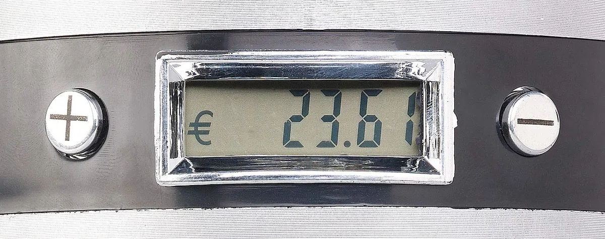 infactory Sparbüchse: XXL-Spardose mit elektronischem Münz-Zählwerk und LCD-Display, 3,8 l (Münzenzähler, große Spardose, Dose)