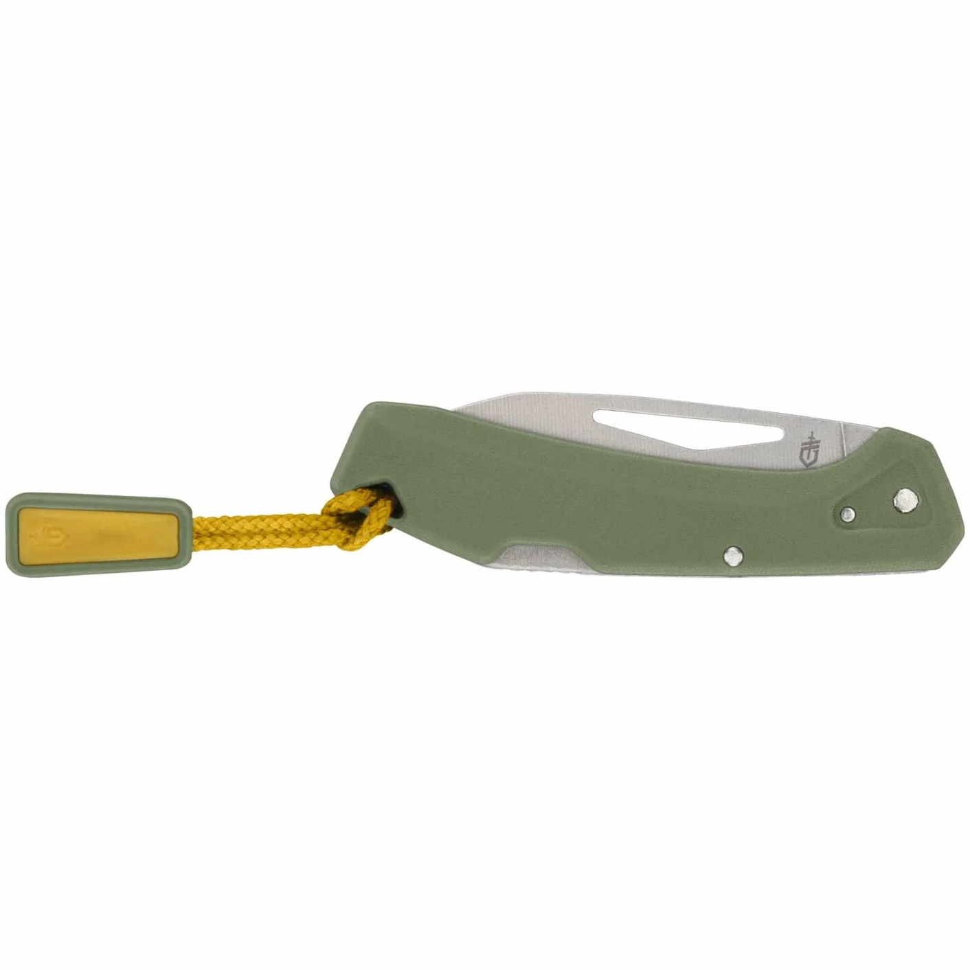 Gerber Taschenmesser mit Zugband, LST Mini, 440A Wharncliffe-Edelstahlklinge, Griffschalen aus glasfaserverstärktem Nylon, Klingenlänge: 4,8 cm