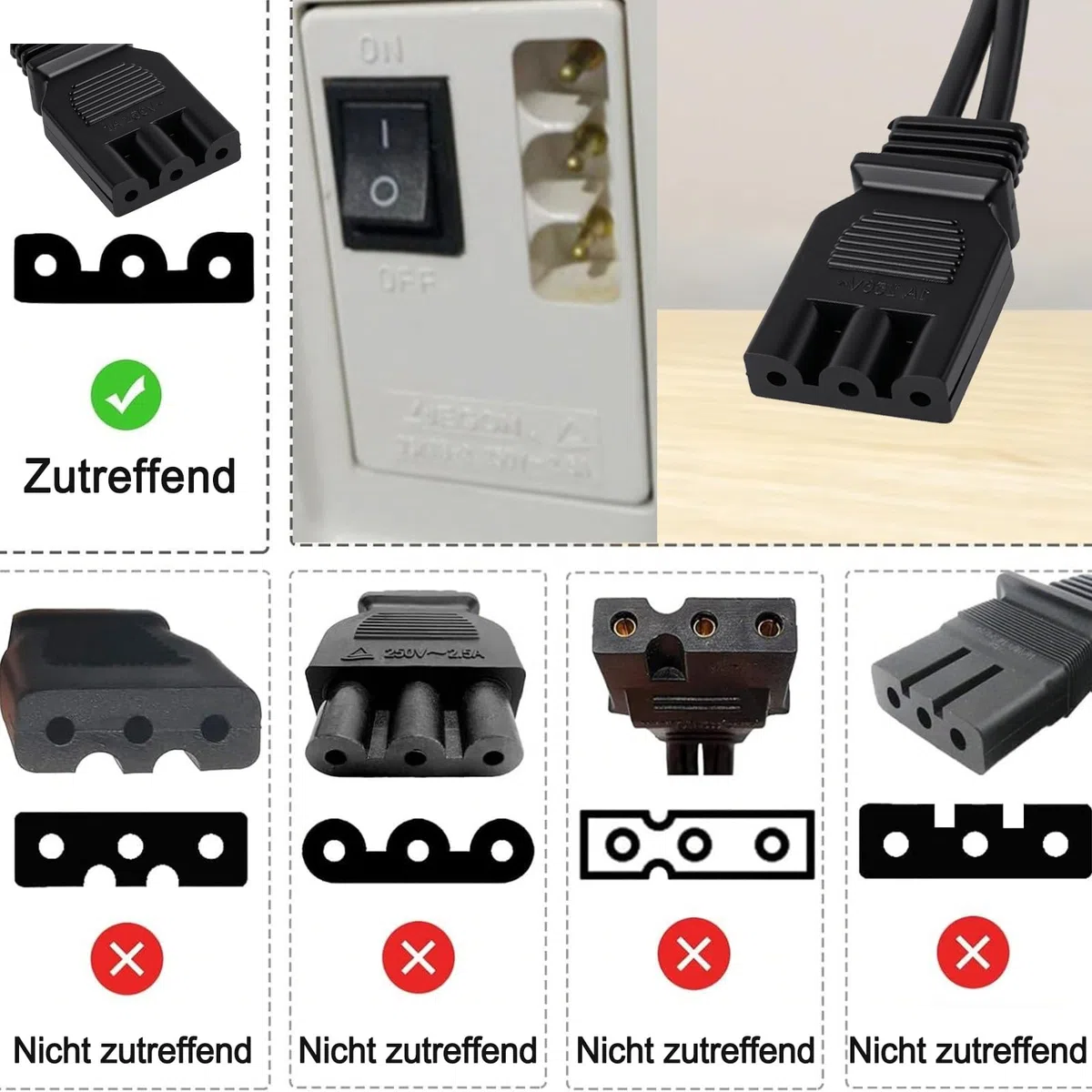 Fußpedal Nähmaschine, Langlebige Ersatzteile für Nähmaschine Zubehör, Fußpedal Controller für Nähmaschine, Elektronische Fußpedal Controller (EU Plug 220V)